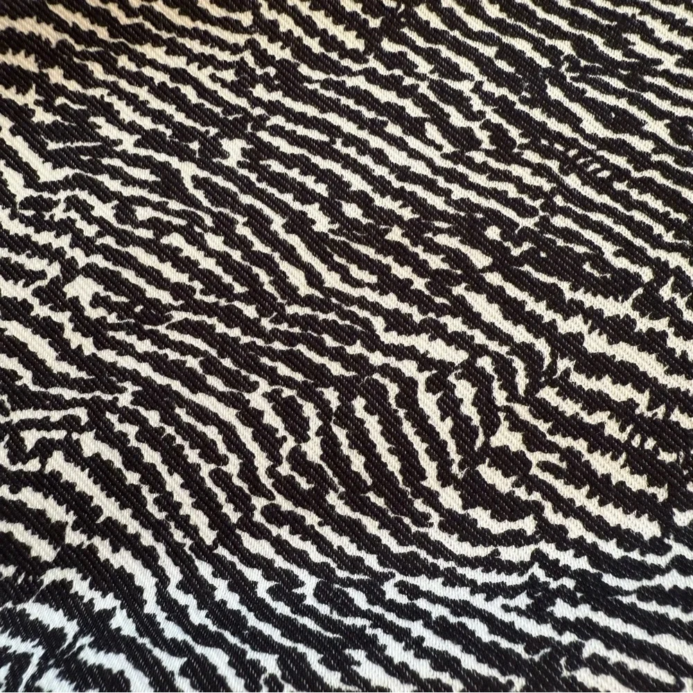 Michael Kors Zebra print jeggings black and white size small